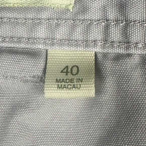 Cabelas 7 Pocket Hiker Cargo Pants Mens Size 40 Khaki Tan 100 Cotton Outdoor - Picture 8 of 16